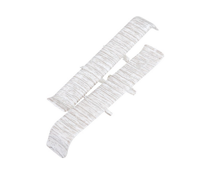  Соединитель для плинтуса 85мм 265 Клен патина 2шт Деконика