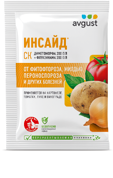  Удобрение для овощей Инсайд 5мл от фитофтороза и пероноспороза Август
