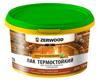  Лак термостойкий для печей и каминов 2,5кг Zerwood Ижсинтез