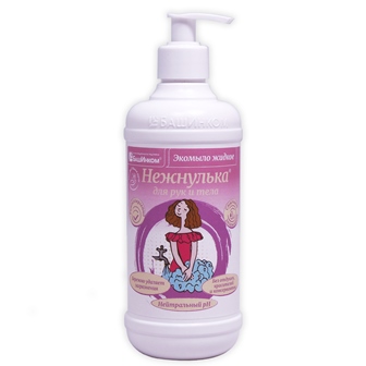  Экомыло Нежнулька 0,5л для рук и тела (у14шт) ООО НВП "БашИнком"