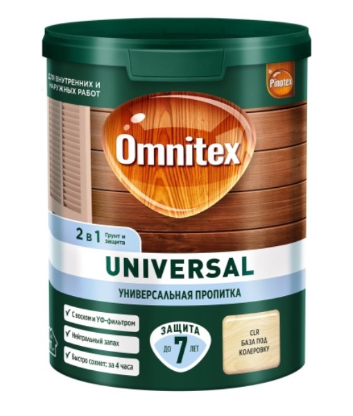  Пропитка Omnitex Universal 2в1 CLR 0,9л 