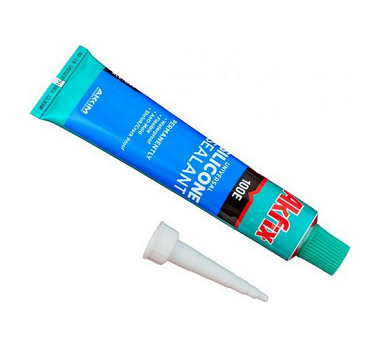  Герметик силикон 50мл прозр Akfix 100E