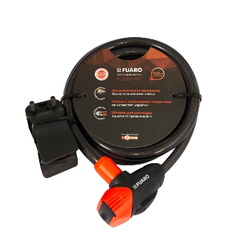  Замок велосипедный PL-12150-KEY 12х1500мм 42309 Fuaro 