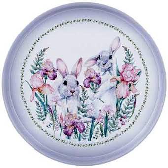  Поднос 33х2,1см Ирисы 898-049 Agness