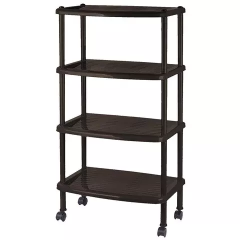  Этажерка 4-секц  Keeplex Regular темный каштан KL281412011