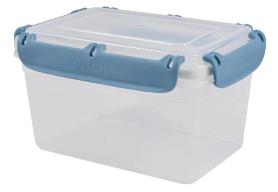  Контейнер 2,4л Bergen с защелк голуб.океан PT1046ГО-15