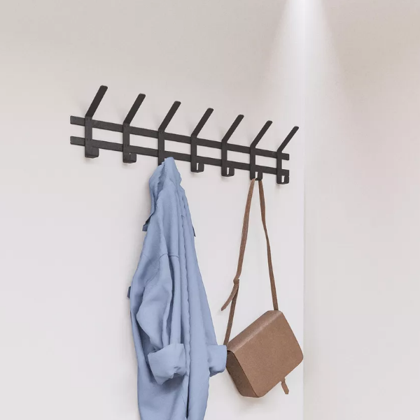  Вешалка настенная 7крючков графит Торонто 7 ВНТ7ГР