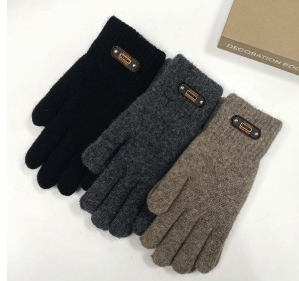  Перчатки муж. Henu двойные 8119