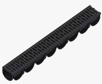  Лоток водоотводный с решеткой пластик ЛВ-10.14.10-ПП Spark пластик (комплект) 088208