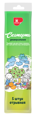  Скатерть д/стола ПВД 5шт. 110*175 Универсальная (уп.15шт) УфаПак