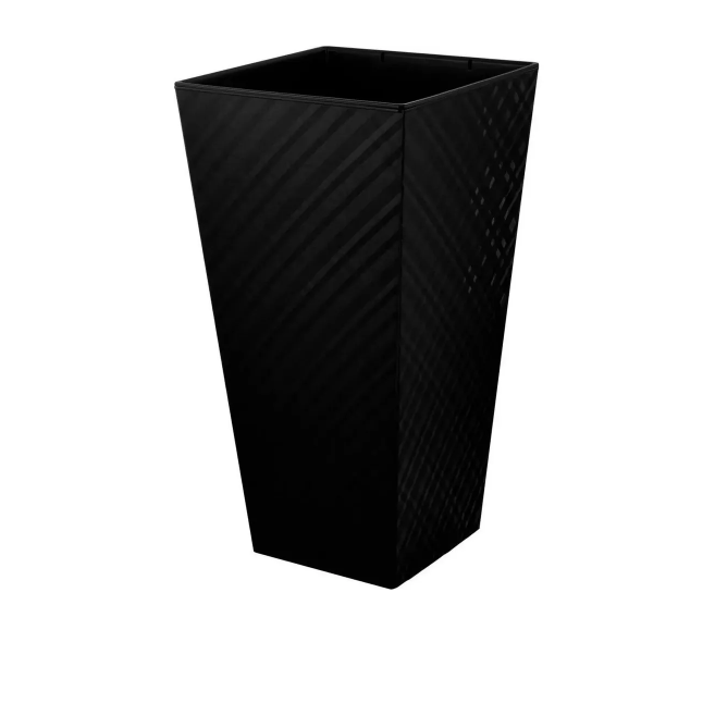  Горшок для цветов 34л InGreen Manhattan Cube дрен.вставка оникс IG671410028