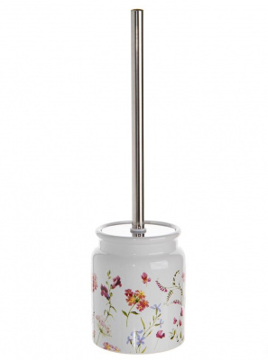  Ерш для унитаза керам Flowers CE2074AA-TOH