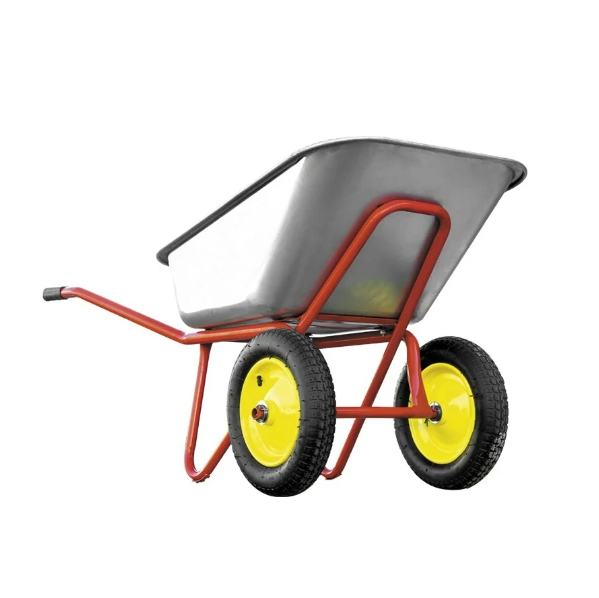  Тачка строительная двухколесная 110л/240кг оц.корыто 66-9-200 Yard 