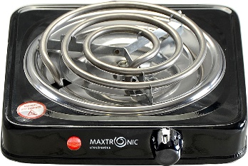  Плитка эл 1-конф MAX-AT-001BS черная Maxtronic 67488