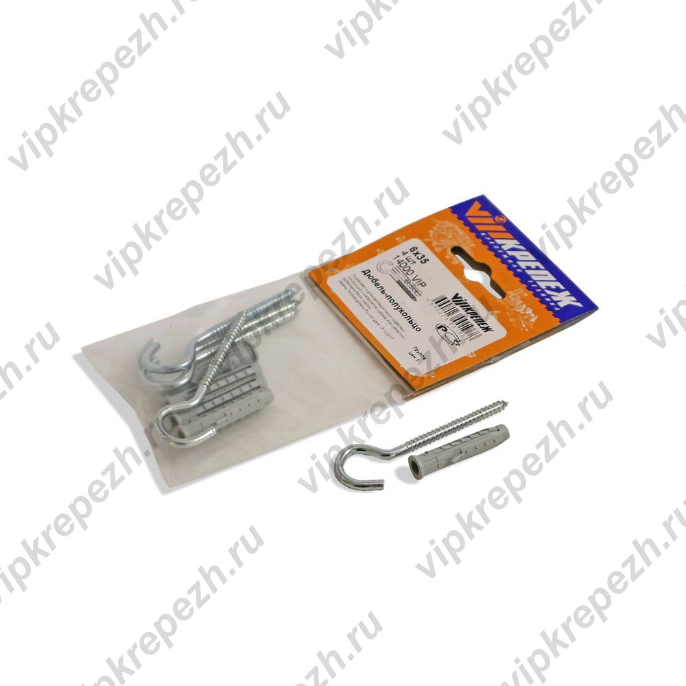  Дюбель-полукольцо 6х35 4шт 14000 пакет