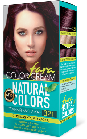 Краска для волос Фара Natural Colors 321 тем.баклажан