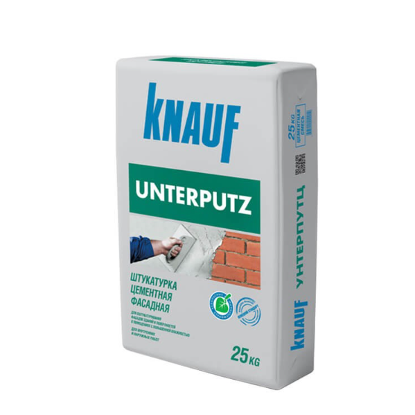  Штукатурка цементная фасадная Унтерпутц 25кг Кнауф