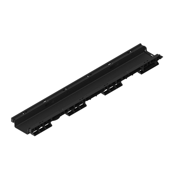  Лоток водоотводный БЕЗ решетки PolyMax Basic ЛВ-10.16.06-ПП пластик модернизированный 8050-М