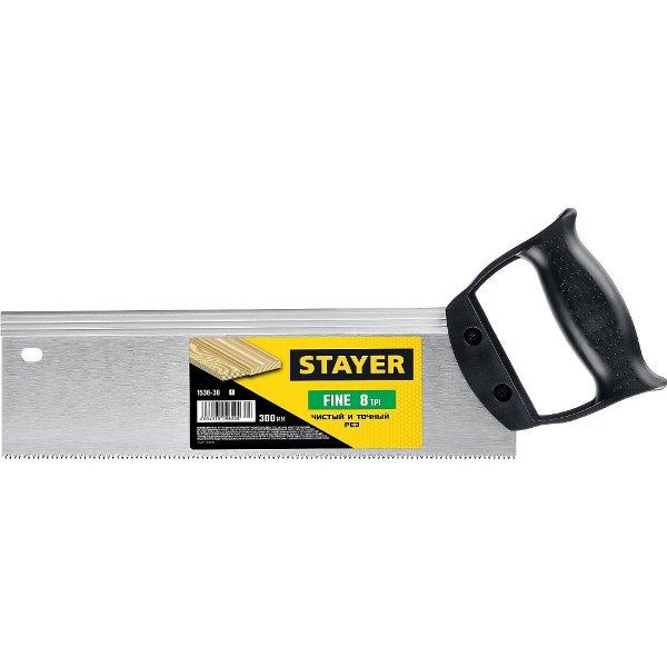  Пила по дереву 300мм  1536-30_z01 Stayer Fine
