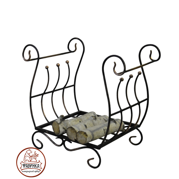  Дровница кованая 500-73 560x430x570мм