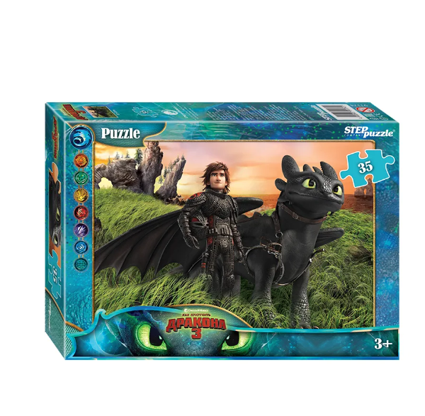  Пазлы 35 как приручить дракона - 3 91174 633-976