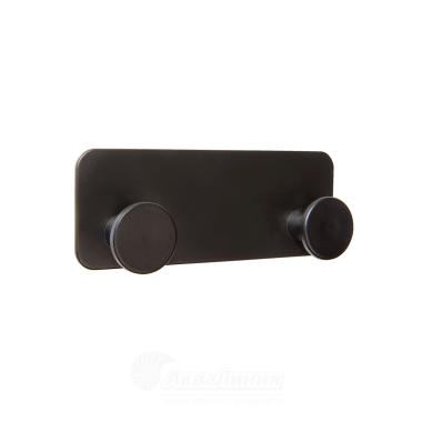  Вешалка 2 крючка Black B6445P-2