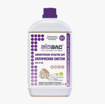  Расщепитель мыла и моющих средств 1л для труб и септиков BB-ML1 BioBac (12) 