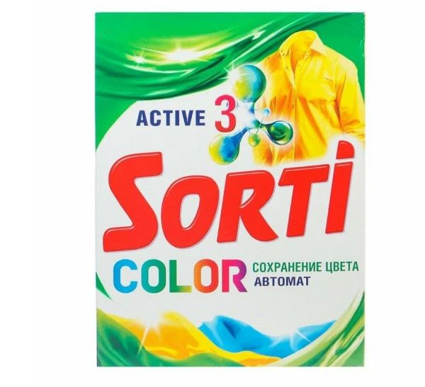  Стиральный порошок Сорти автомат 350г Color 180-5
