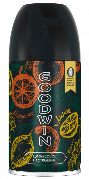  Освежитель воздуха Goodwin 250мл сменный баллон Цитрусовое настроение 5-02.11.019.24