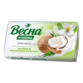  Мыло 90г Жасмин и кокос.молоко Весна 
