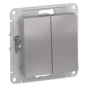 Выключатель 2СП алюм AtlasDesign ATN000351 Schneider 1240246
