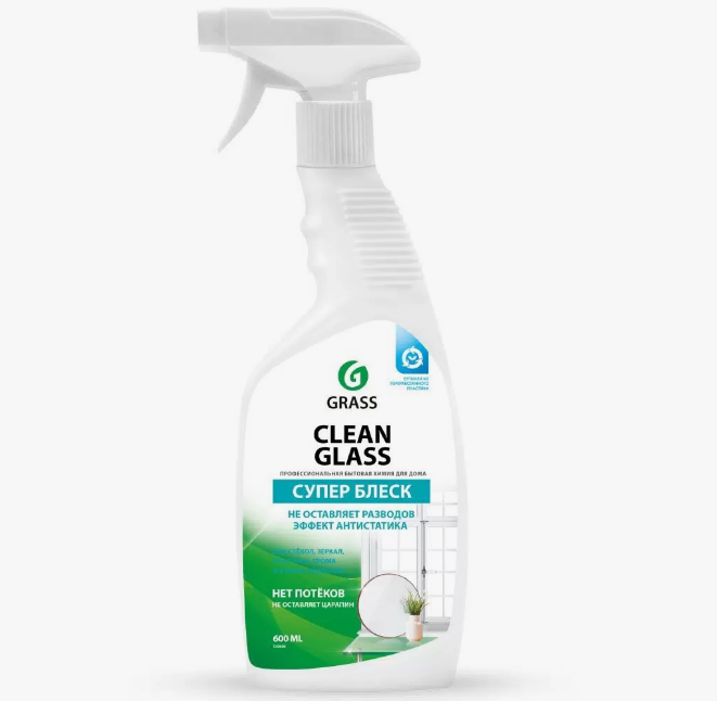  Средство для стекол 600мл триггер 130600 Грасс Clean
