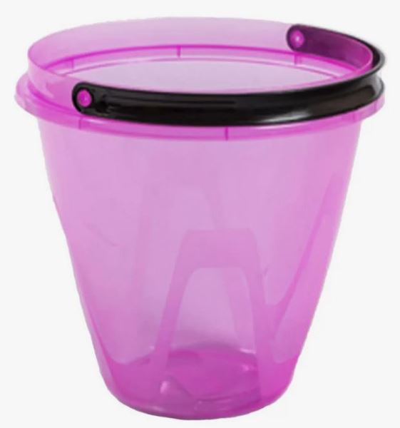  Ведро 5л п/эт Лайт розовое прозрачное Радиан