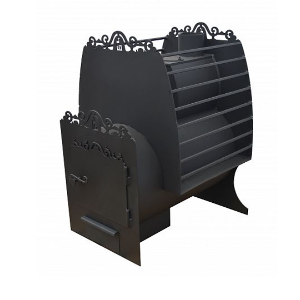  Печь банная Финка в решетке 8мм до 16м3 б/бака 800*650*450 