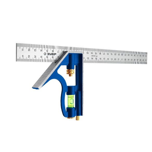  Угольник столярный 300мм комб 3436 Зубр