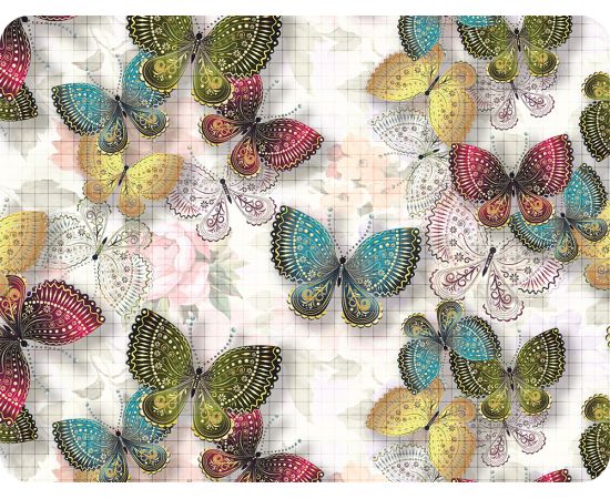  Салфетка панель ПВХ 308*235 Бабочки Stella