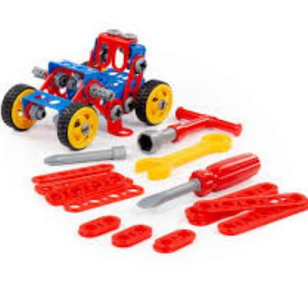  Конструктор Изобретатель Квадроцикл №1 87эл 55057