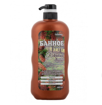  Крем-мыло 800мл Банное Кедровый эликсир дозатор Аромика