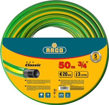  Шланг d3/4*50м RACO CLASSIC 40306-3/4-50 зел 20атм 