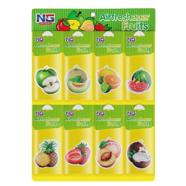  Ароматизатор в машину New Galaxy картон Фрукты 794-531