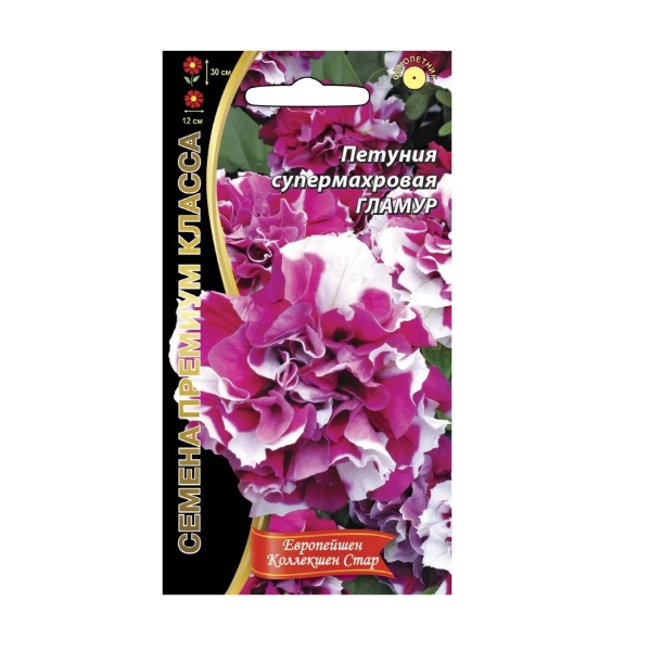  Петуния супермахровая гламур цв Урал. Дачник 