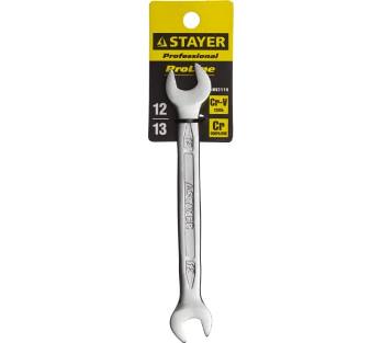  Ключ рожковый 12*13мм 27035-12-13 Stayer