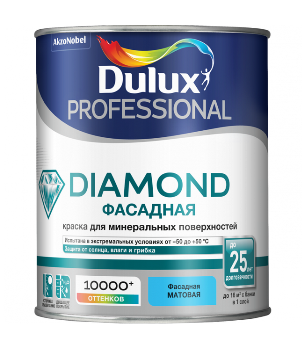  Краска фасадная гладкая матовая BW 1л Профессиональный бриллиант Luxium Professional Diamond