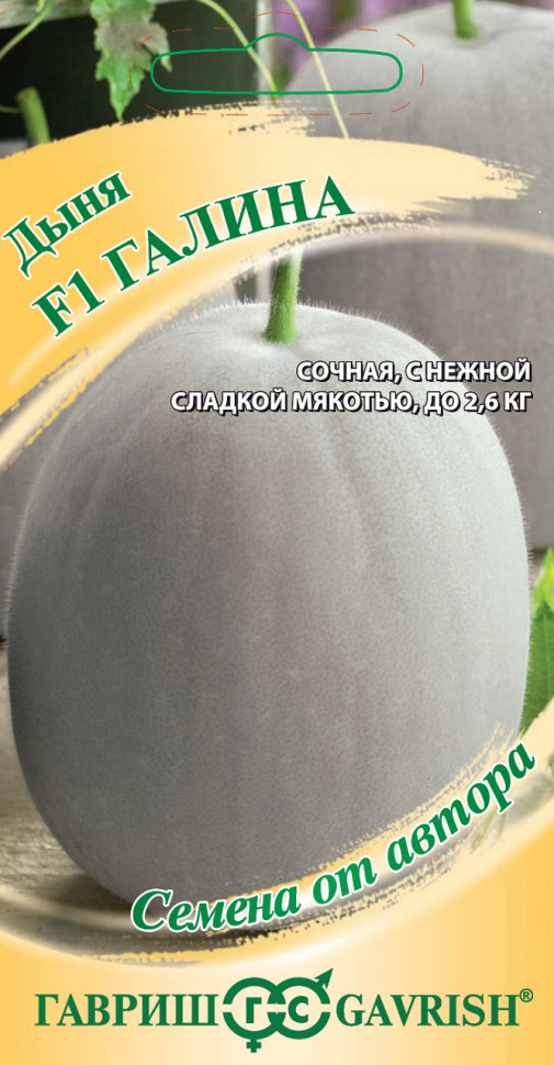  Дыня Галина F1 0,5г автор цв Гавриш