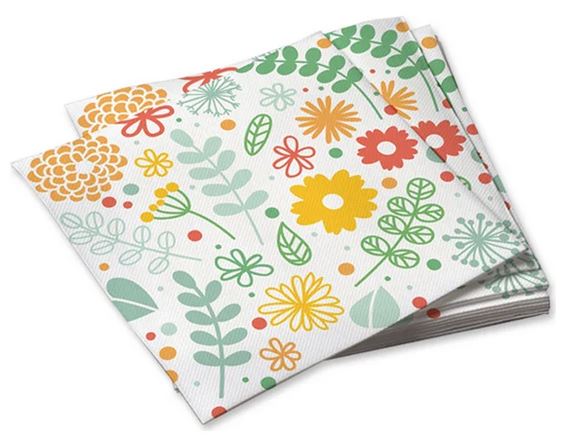  Салфетки бумажн. Bouquet 3-х сл 20шт Желтые цветы 33х33см 25299