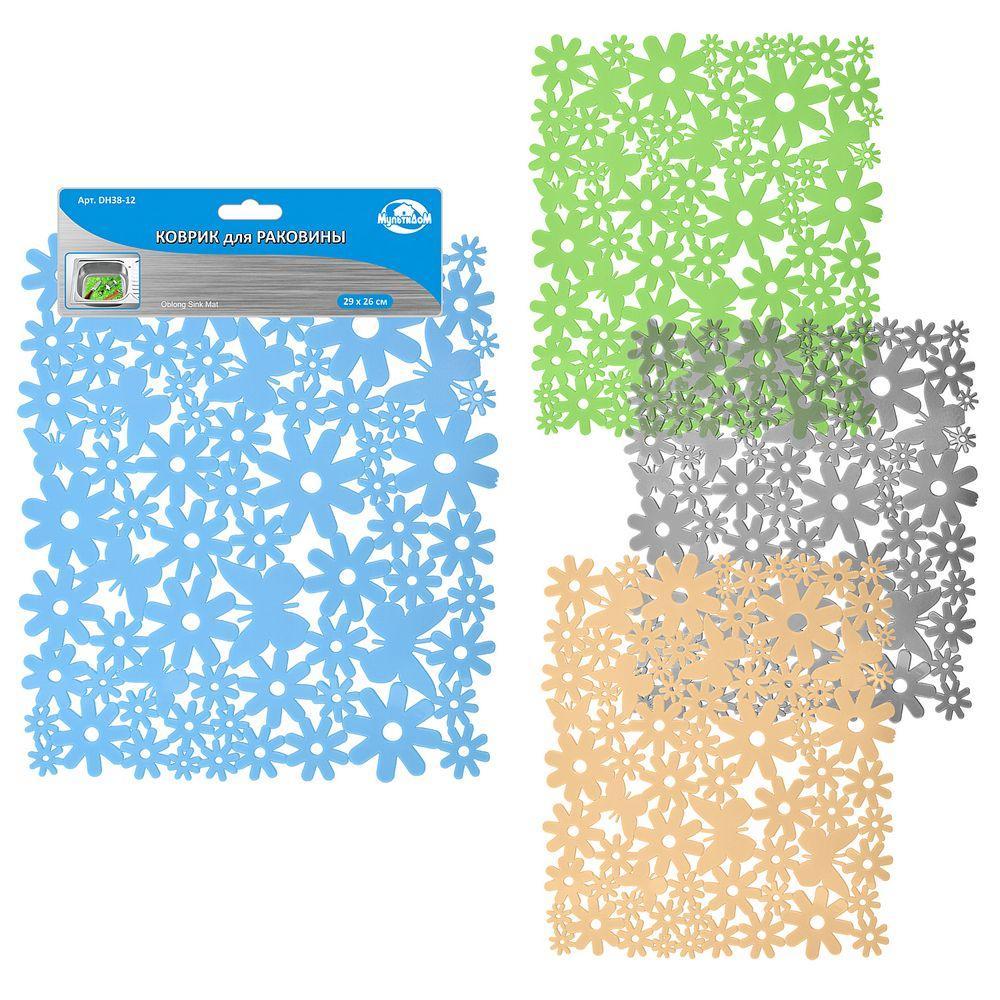  Коврик для раковины 29*26см DH38-12 38-12