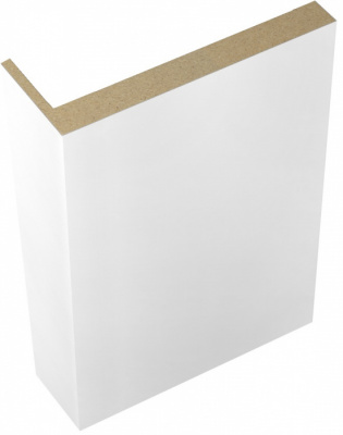  Наличник 8мм ПВХ телеск белый матовый 