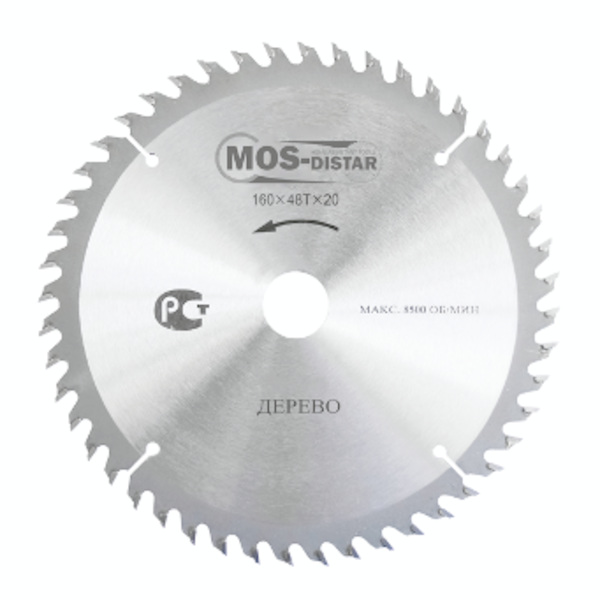  Диск пильный п/дер 165*30/ 36T  MOS-DISTAR PSD1653630