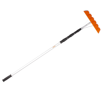  Скребок снеговой 450мм д/крыши алюм.чер 4,8м 78902 Amigo