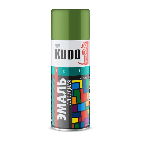  Краска аэр. универс фисташковая KU-1008 Kudo